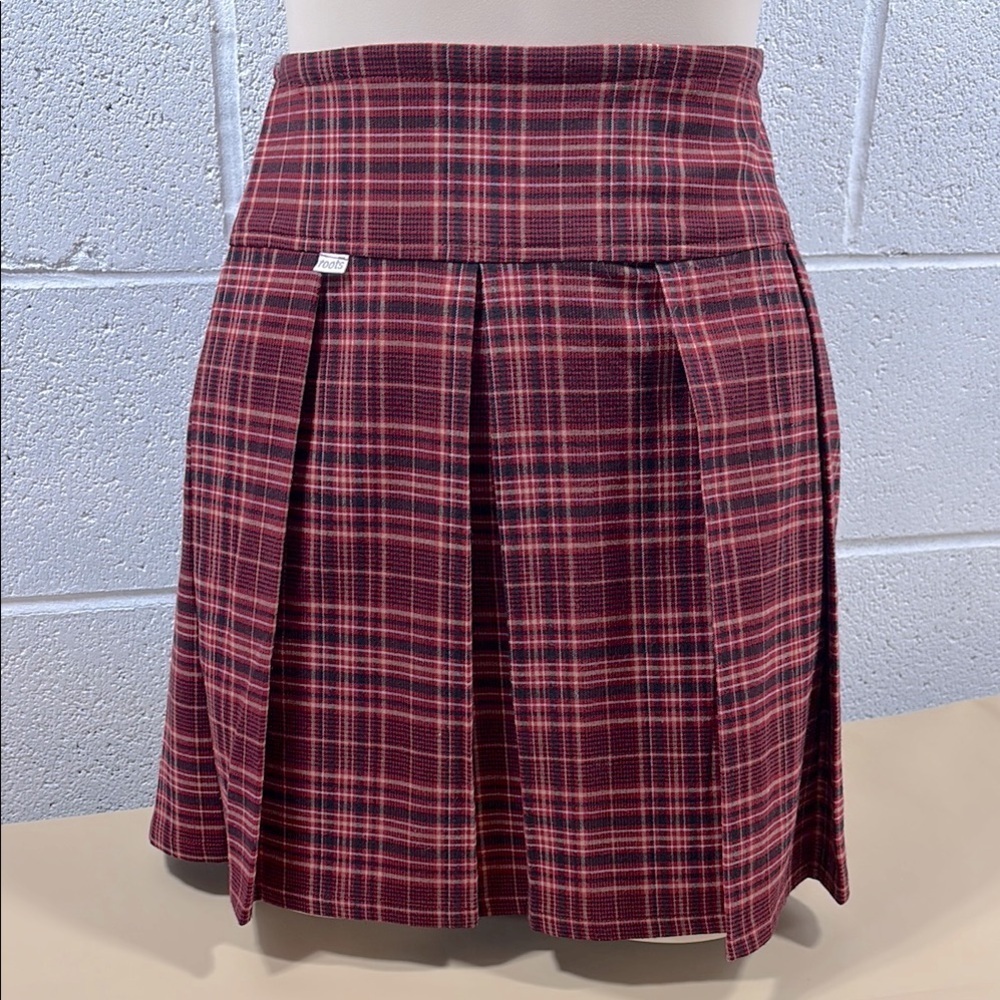 Roots 73 Plaid Pleated Skirt​​​